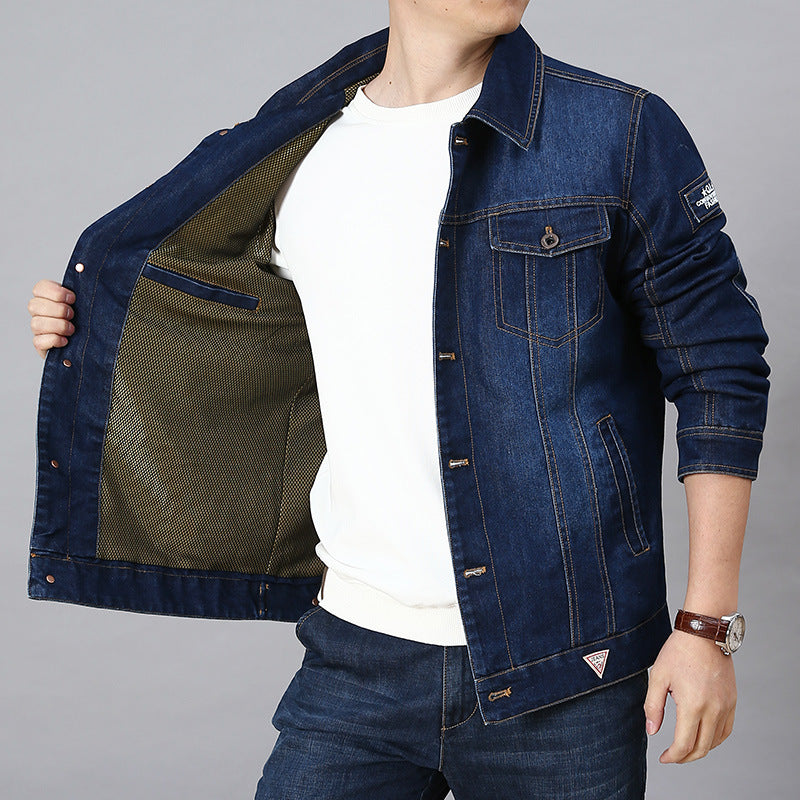 Herren Klassische Jeansjacke Echo Archiv