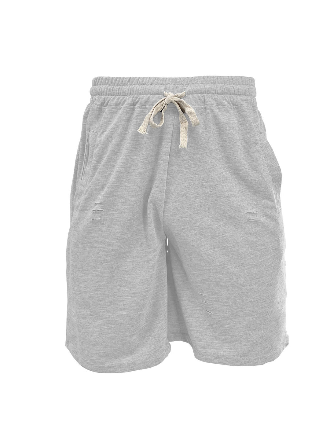 Herren nan lässige Sweatshorts mit elastischem Tunnelzugbund Eingrifftaschen und Used-Optik Echo Archiv