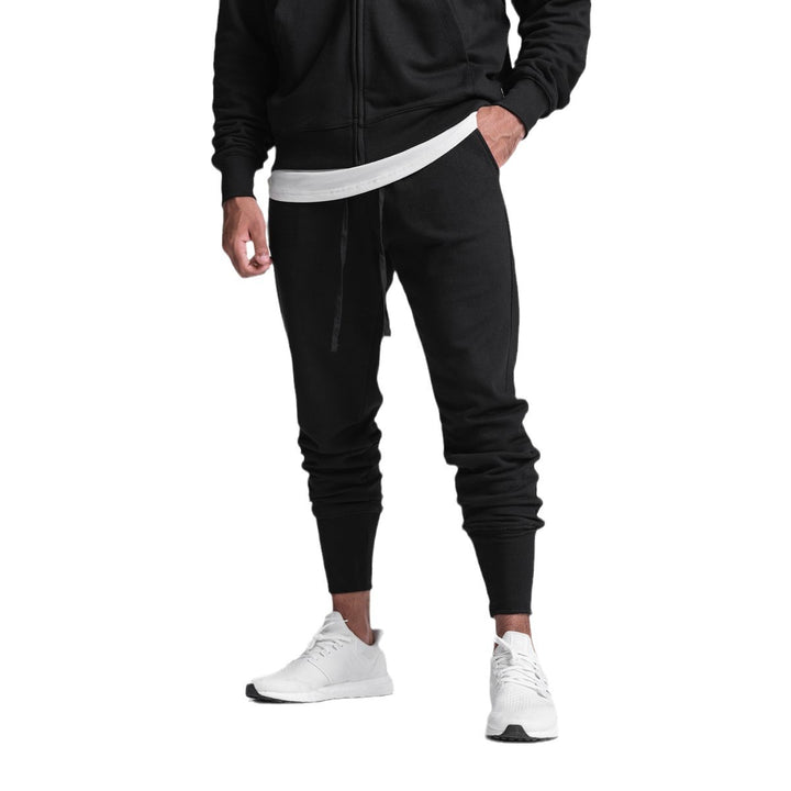 Herren bequeme Slim-Fit Sporthose mit Bündchen Echoarchiv