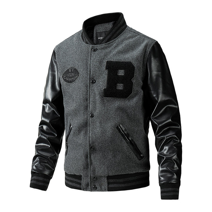 Herren Modische Collegejacke Echo Archiv