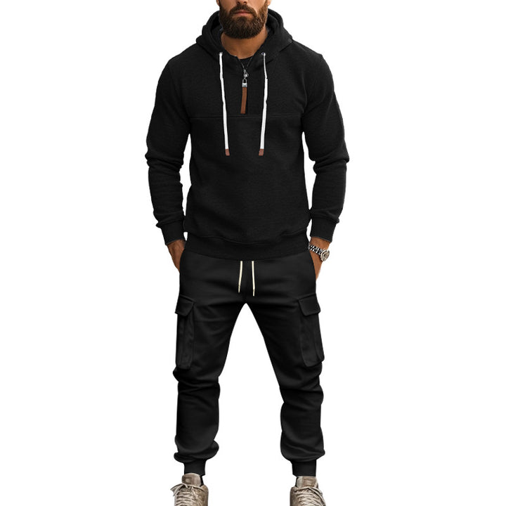Herren Kapuzensweatshirt mit praktischen Cargo-Jogginghose Echoarchiv