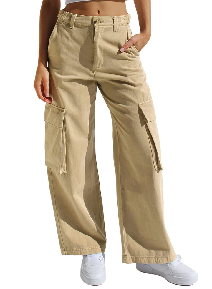 Damen Cargo-Hose mit praktischen Seitentaschen und lässigem Schnitt Echo Archiv