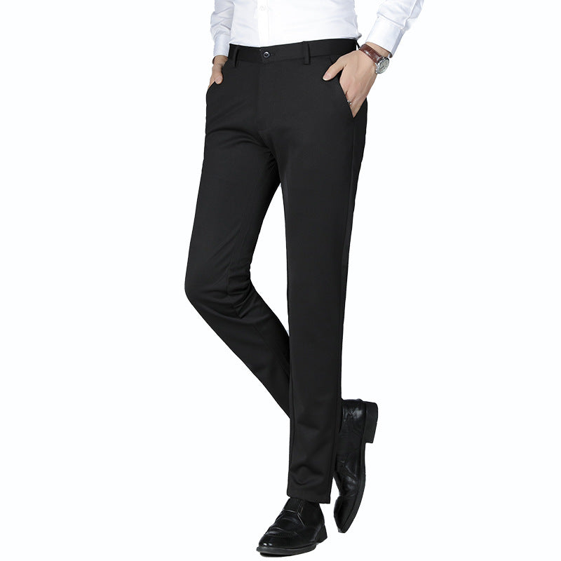 Herren elegante Anzughose mit schmalem Schnitt Echoarchiv