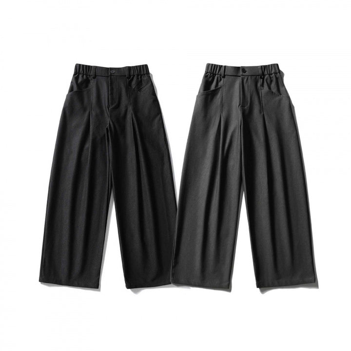 Damen Hochtaillierte Culotte‑Hose mit elastischem Rückenteil, soften Twill und dekorativen Vorderfalten Echo Archiv