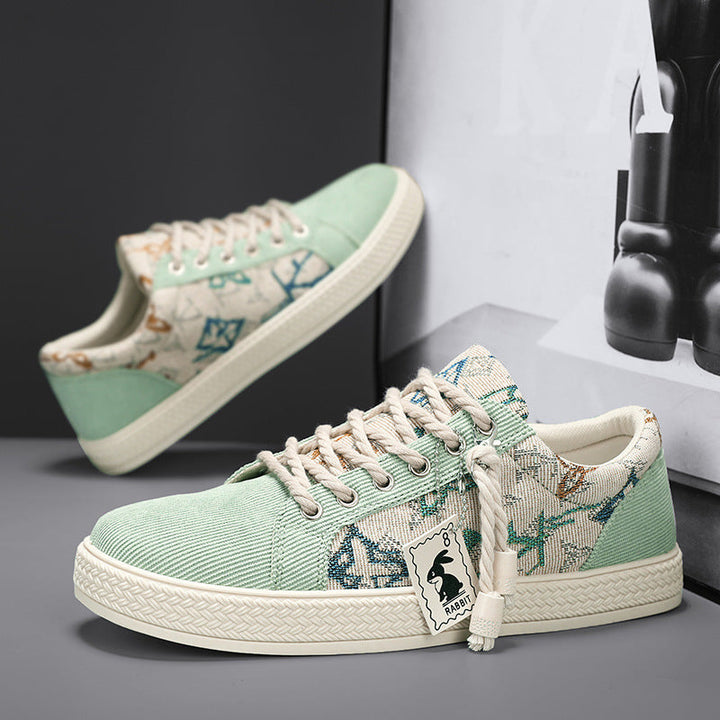 Damen Modische Sneakers mit einzigartigem Textil-Design Echo Archiv