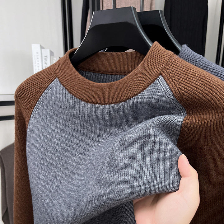 Herren modischer Sweatshirt mit Raglanärmeln und feiner Struktur Echoarchiv