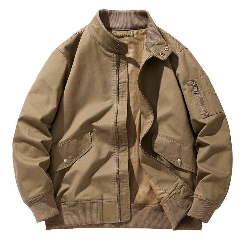 Herren Stilvolle Bomberjacke Echo Archiv