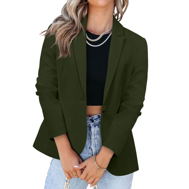 Damen Eleganter Blazer mit Echoarchivrnem Schnitt und praktischen Taschen Echoarchiv