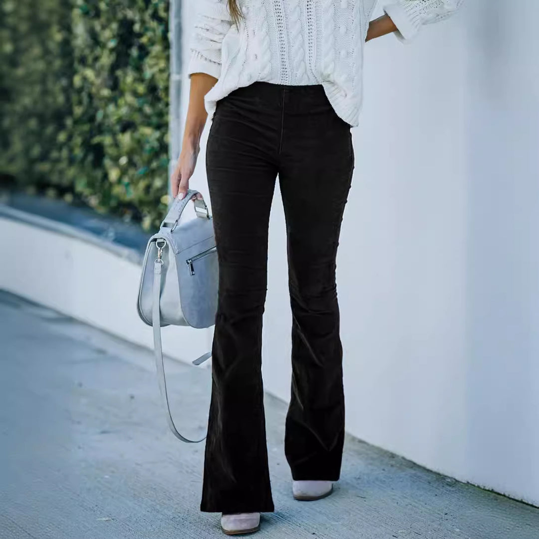 Damen Bequeme Bootcut-Hose aus weichem Material Echo Archiv