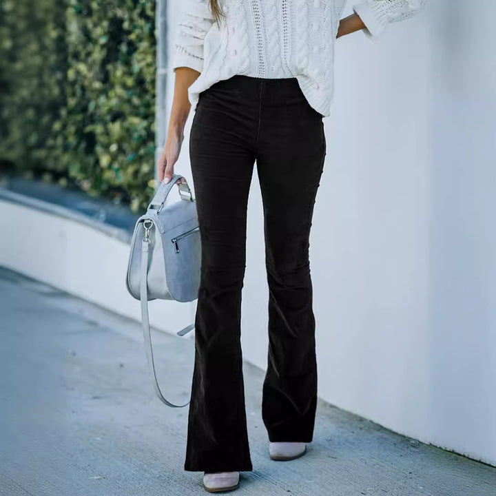 Damen Bequeme Bootcut-Hose aus weichem Material Echo Archiv