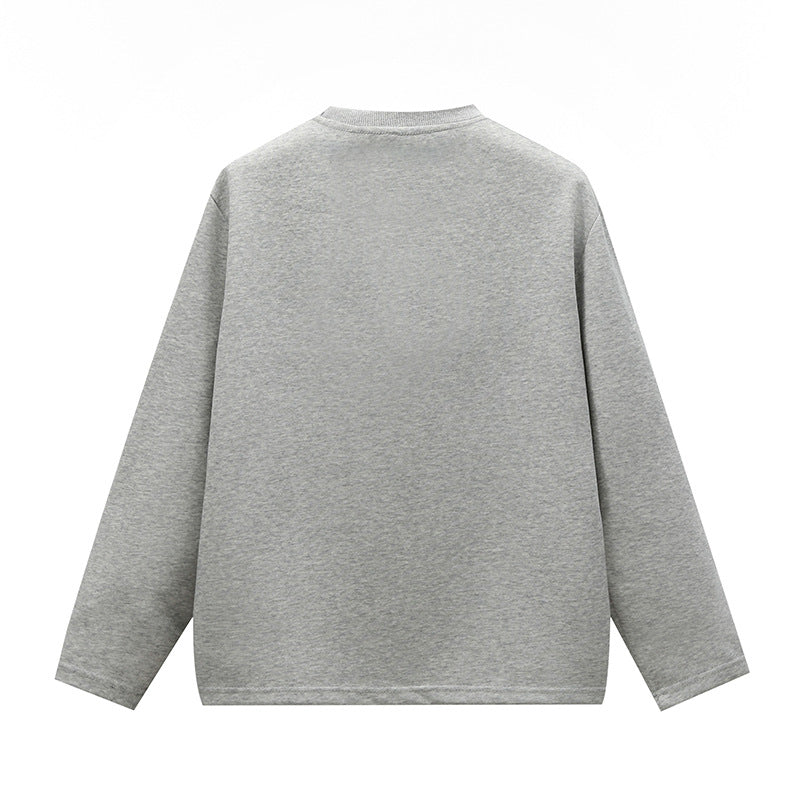 Unisex Oversize Rundhals-Sweatshirt mit Raglannähten und feiner Struktur Echoarchiv
