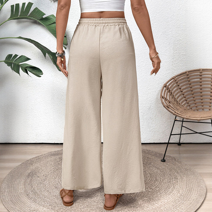Damen Lässige, weiche Sommerhose mit elastischem Bund Echo Archiv