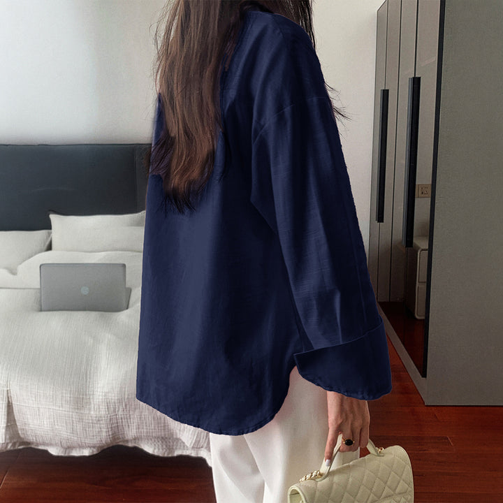 Damen nan zweiteiliges Sommer-Set aus leichtem Oversize-Hemd und ärmellosem Mini-Kleid Echo Archiv
