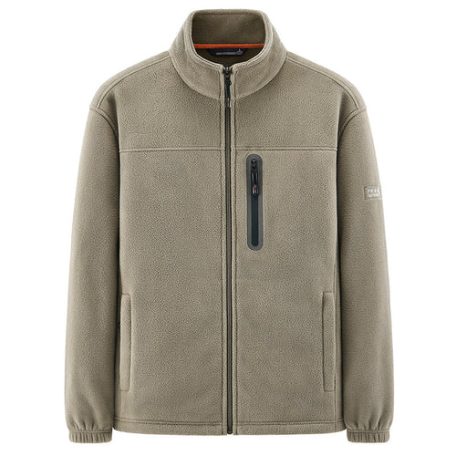 Herren Isolierende Mikrofleece-Funktionsjacke mit wasserdichter Brusttasche und Stehkragen Echo Archiv