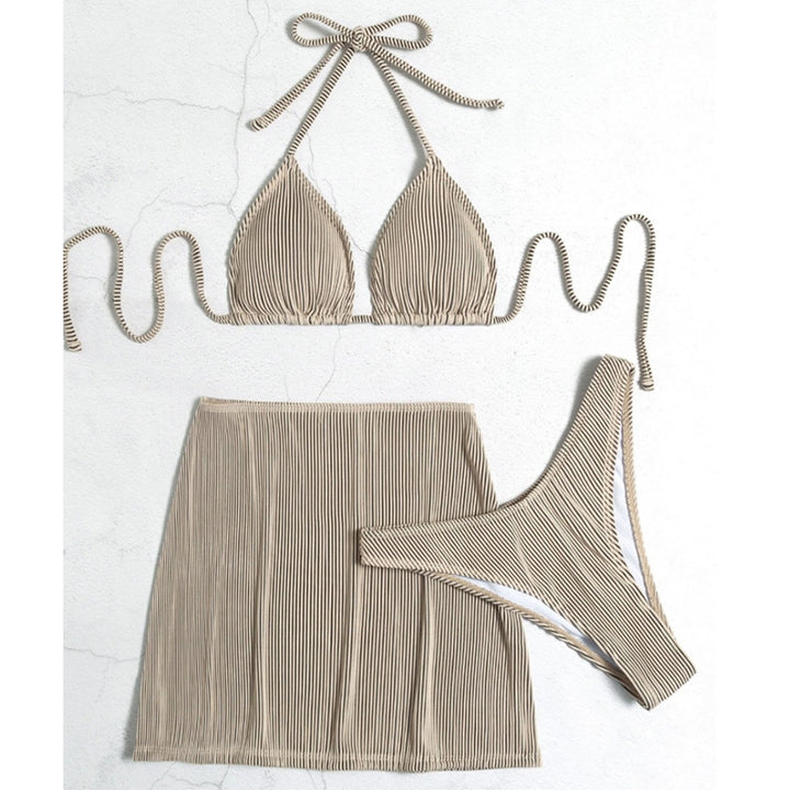 Damen Bikini-Set mit voluminösem Rock und schicker Raffung Echo Archiv