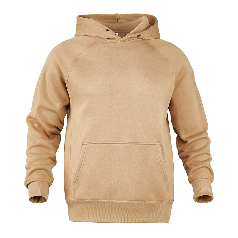 Herren lässiger Kapuzenpullover mit Raglanärmeln Echoarchiv