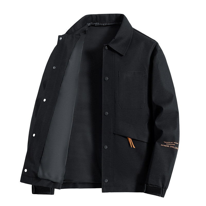 Herren Komfortable Utility-Jacke Echo Archiv