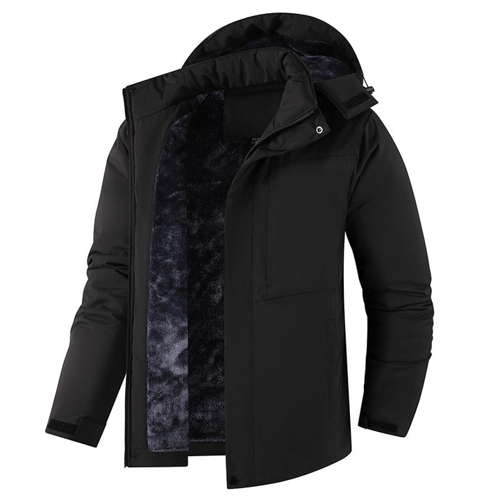 Herren Technische Winterjacke mit Fleece-Innenfutter Echo Archiv