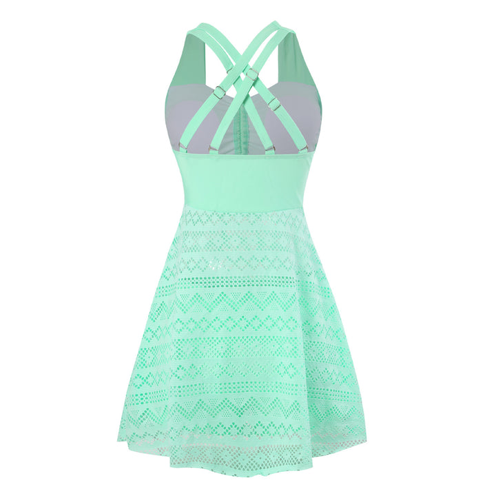 Damen Sportliches Sommerkleid mit raffinierten Trägern Echo Archiv