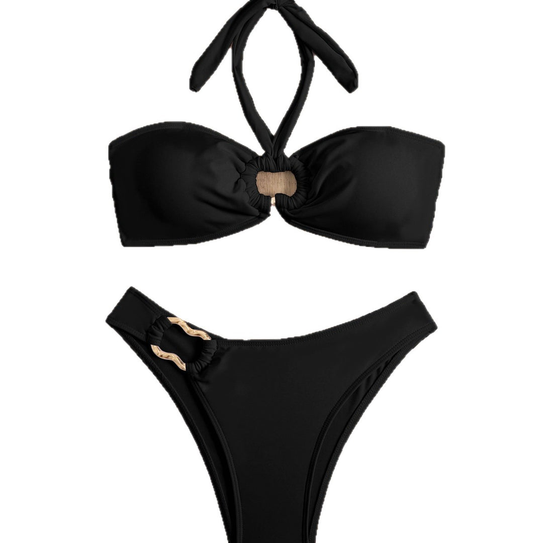 Damen Hochwertiger Bikini mit elegantem Halterneck Echo Archiv