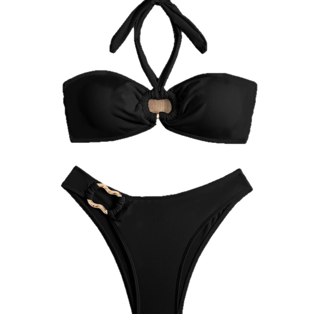 Damen Hochwertiger Bikini mit elegantem Halterneck – Maréssa