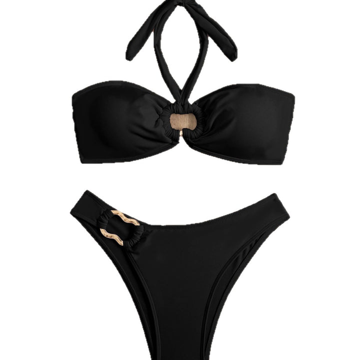 Damen Hochwertiger Bikini mit elegantem Halterneck Echo Archiv