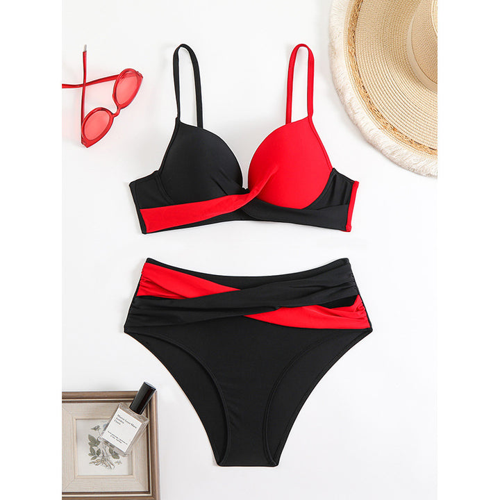 Damen Bikiniset mit verstellbaren Trägern und elegantem Wickeldetail Echo Archiv