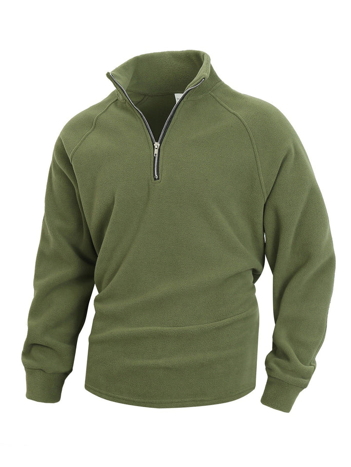 Herren Fleece Pullover mit halbem Reißverschluss Echoarchiv