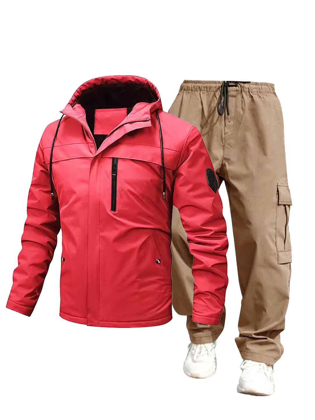 Herren Wetterfeste Outdoor-Jacke und Cargo-Hose Echo Archiv