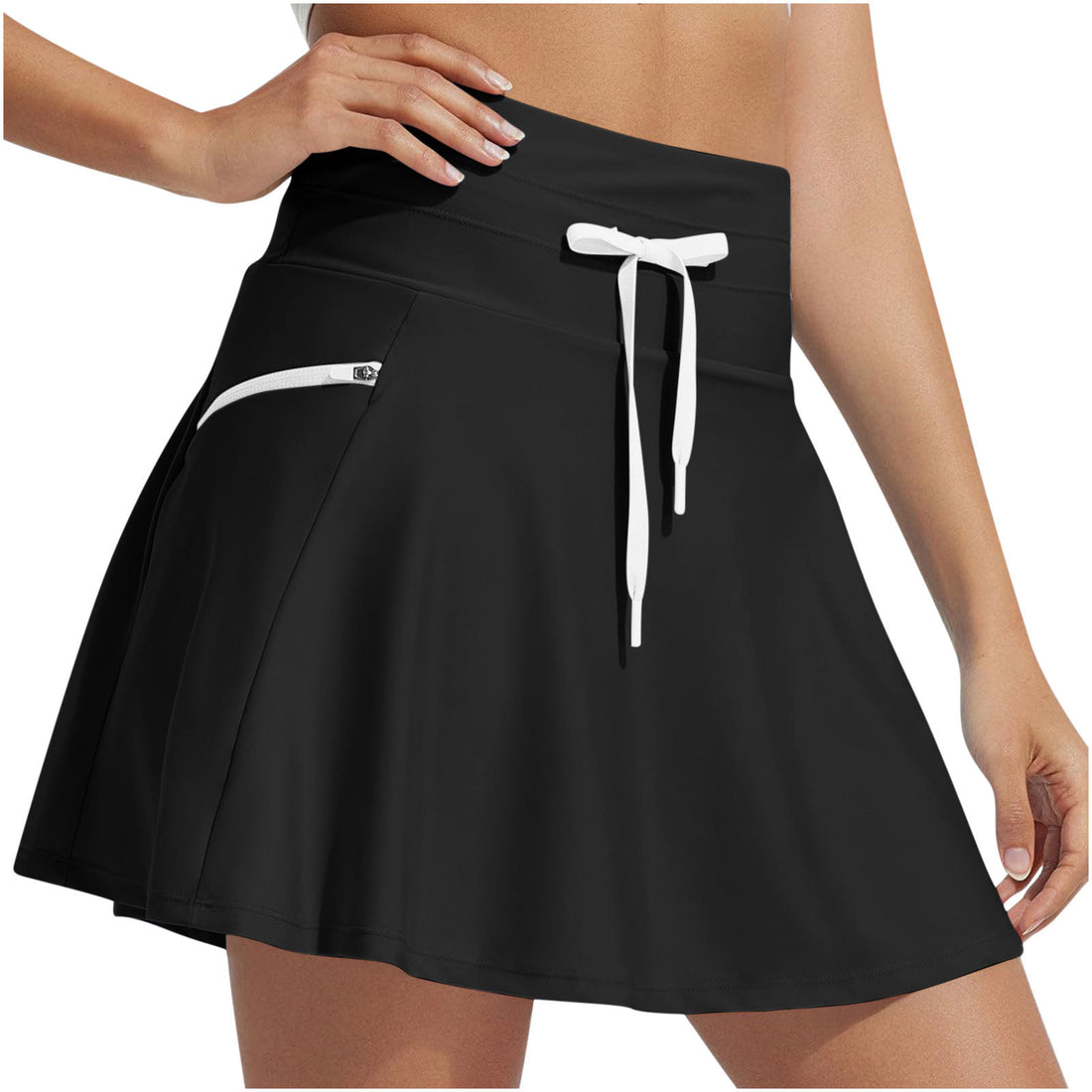 Damen Sportlicher Schwimmrock mit elastischem Bund und praktischen Seitentaschen – Avérine