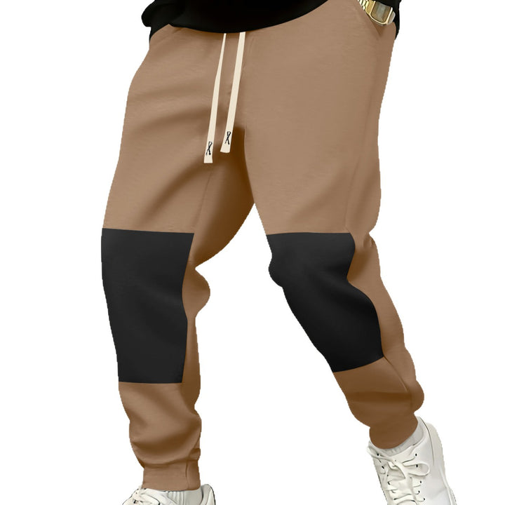 Herren elegante Sporthose mit modernen Farbblockelementen Echoarchiv