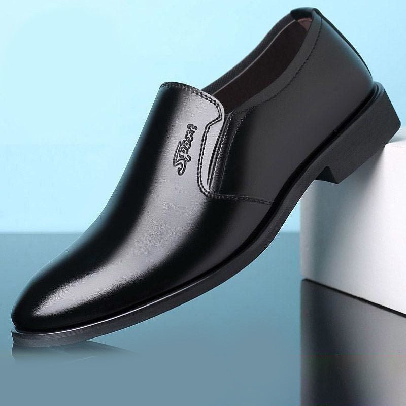 Herren Elegante und bequeme Slip-On Lederschuhe Echoarchiv