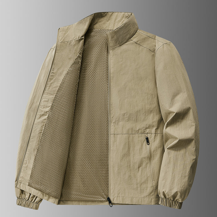 Herren Leichte Windjacke mit innovativen Atmungsaktivitätszonen Echo Archiv