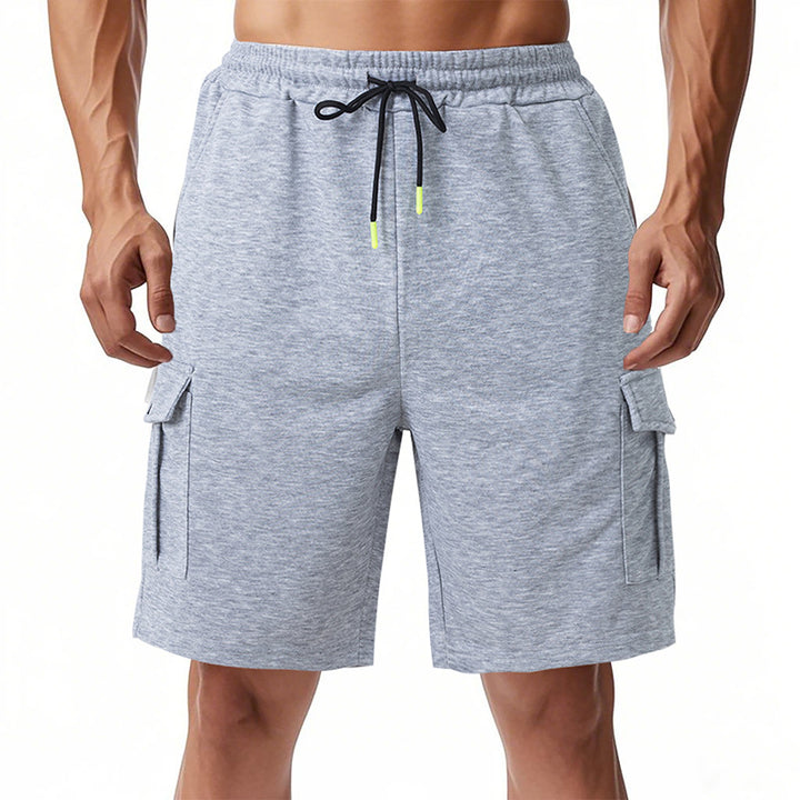 Herren Cargo-Shorts aus atmungsaktivem Material mit elastischem Bund und großen Seitentaschen Echoarchiv