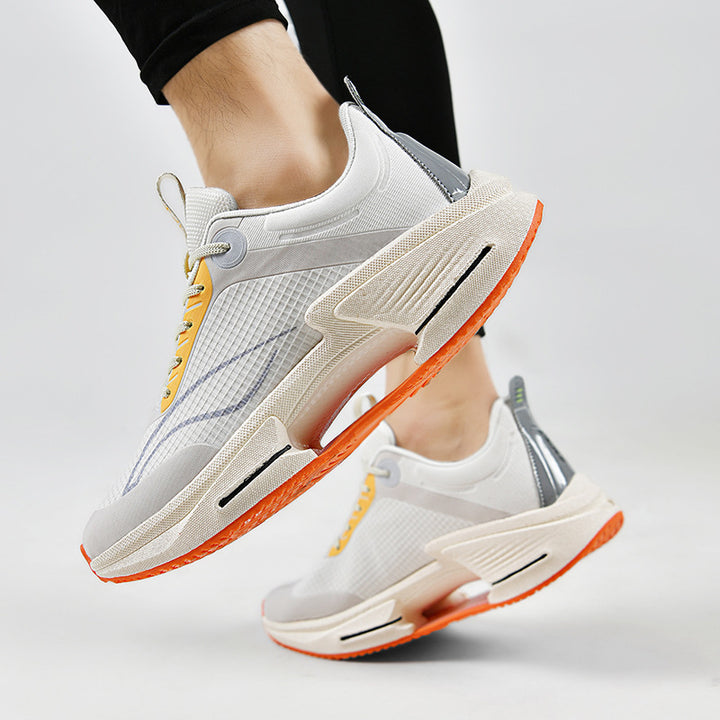 Unisex atmungsaktive Mesh-Runner mit gitterstruktur, stabilisierendem Mittelkeil und geteiltem Stabilisator – Norré