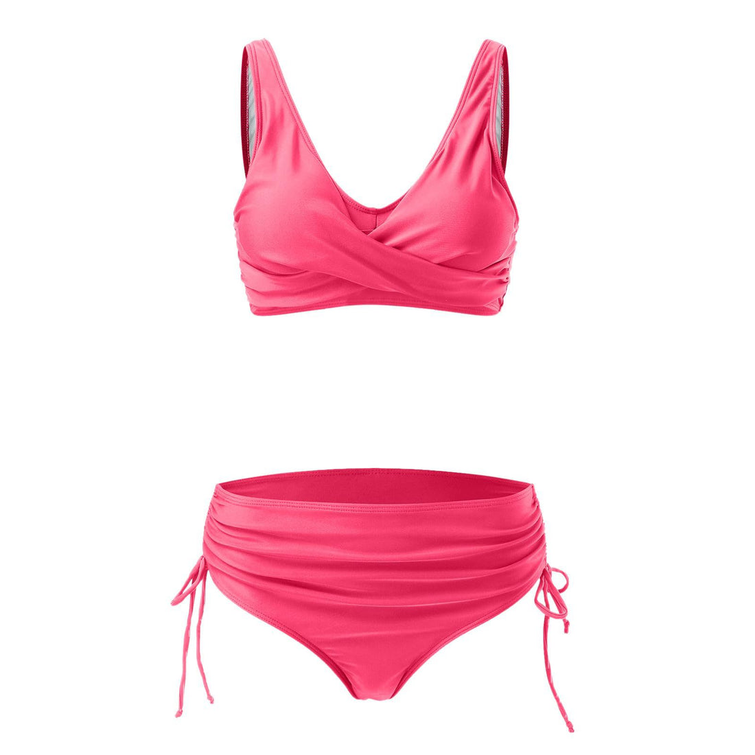 Damen Hochwertiges Wickel-Bikini-Set mit regulierbarem Höschen – Maréssa
