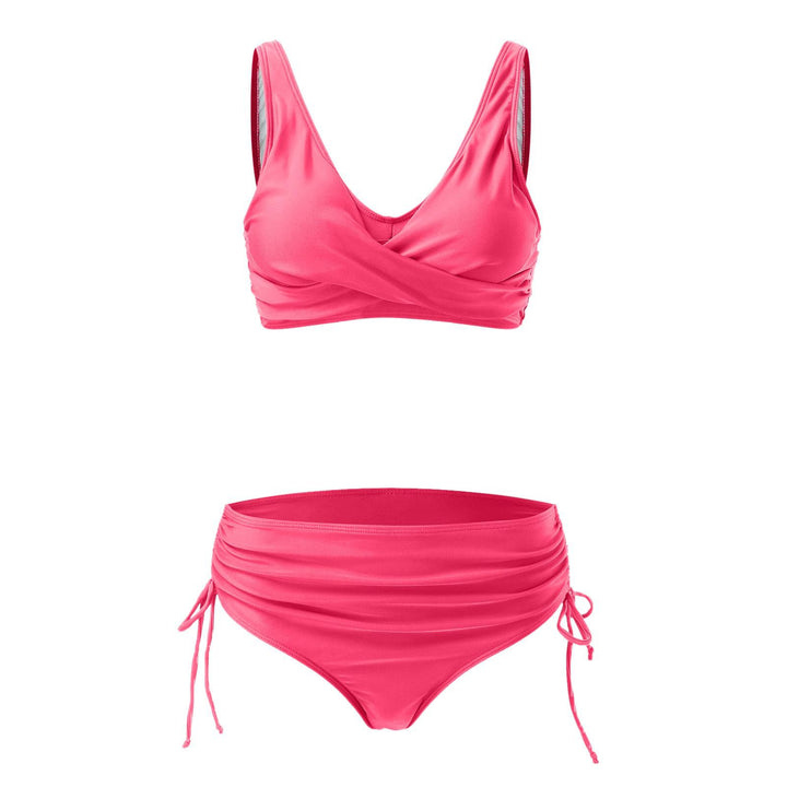Damen Hochwertiges Wickel-Bikini-Set mit regulierbarem Höschen Echo Archiv