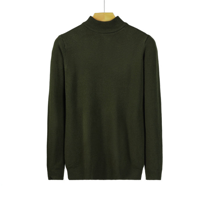 Damen Feinstrick-Stehkragenpullover aus Baumwollmix mit gerippten Bündchen Echoarchiv