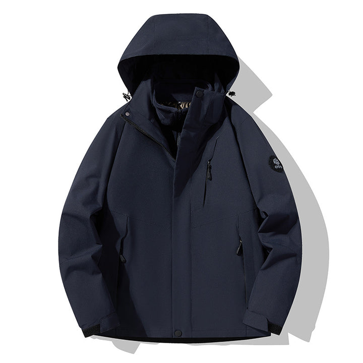 Herren Dreifach kombinierbare Funktionsjacke mit abnehmbarer Steppweste Echoarchiv