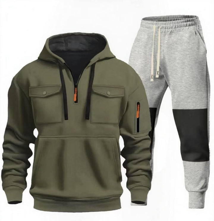 Herren funktionaler Sweatshirt- und Jogginghosen-Set Echoarchiv