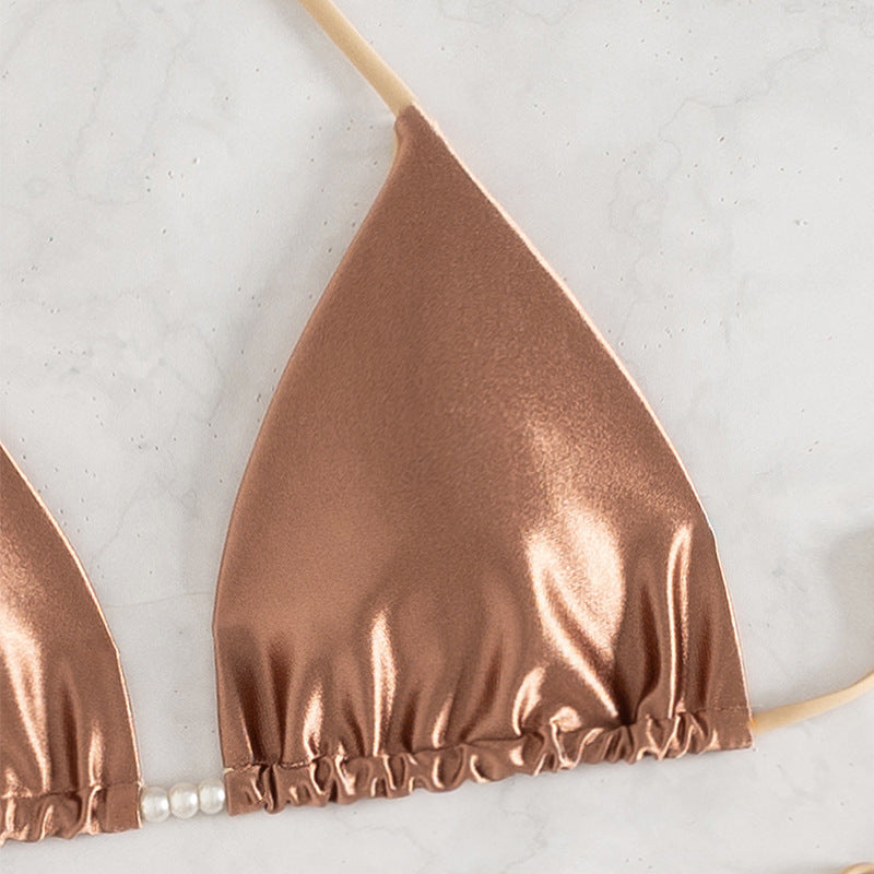 Damen Bikini-Set mit verstellbaren Trägern und elegantem Rüschendesign Echo Archiv