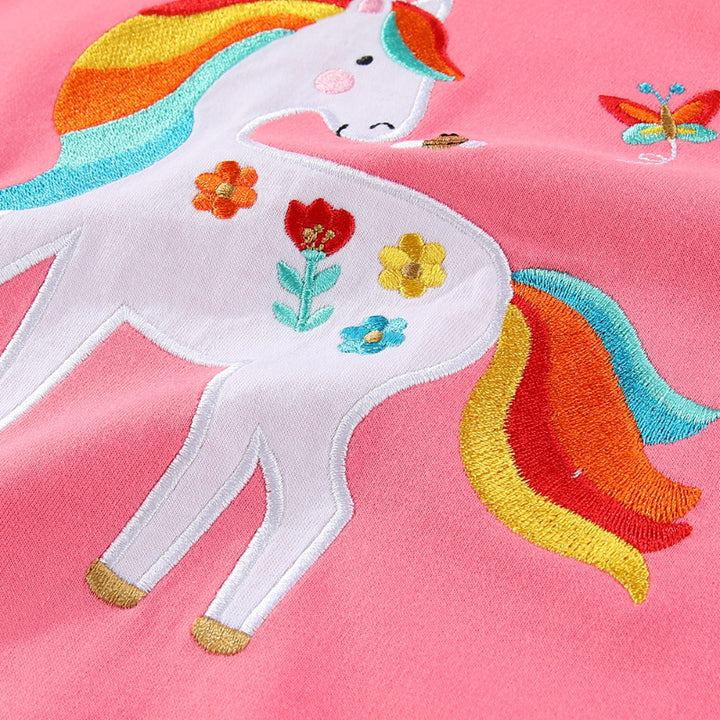 Mädchen Sweatshirt mit verspieltem Einhorn-Design Echo Archiv