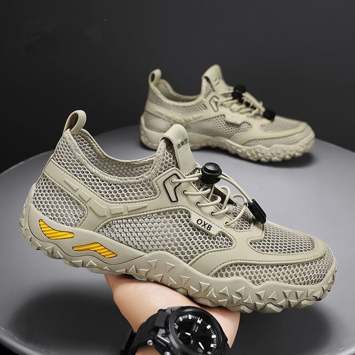 Herren Atmungsaktive Mesh-Sneaker mit Schnellschnürsystem Echoarchiv