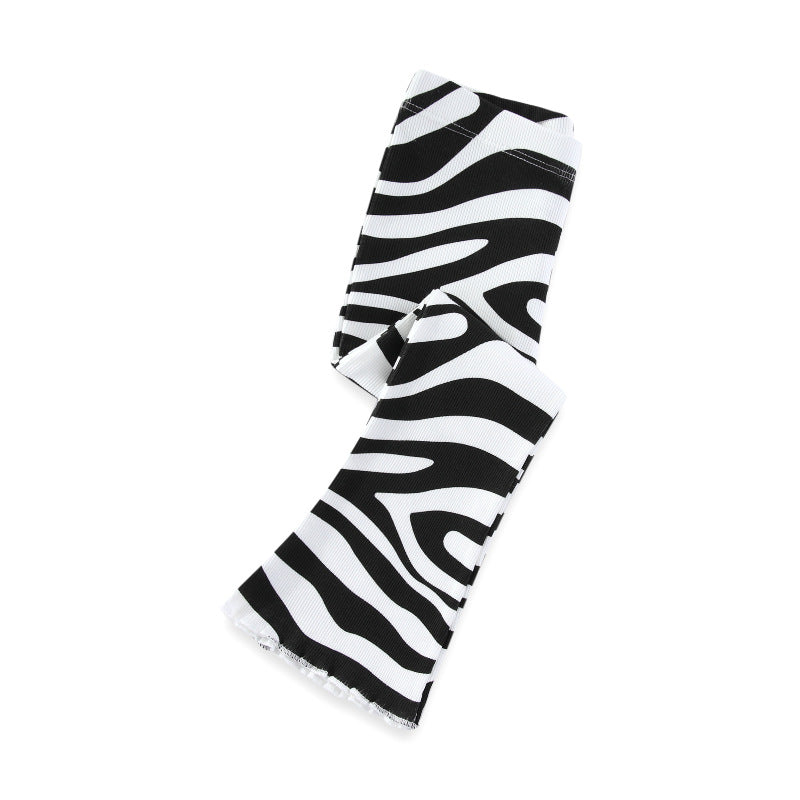Mädchen Schlagleggings mit aufregendem Zebra-Muster Echo Archiv