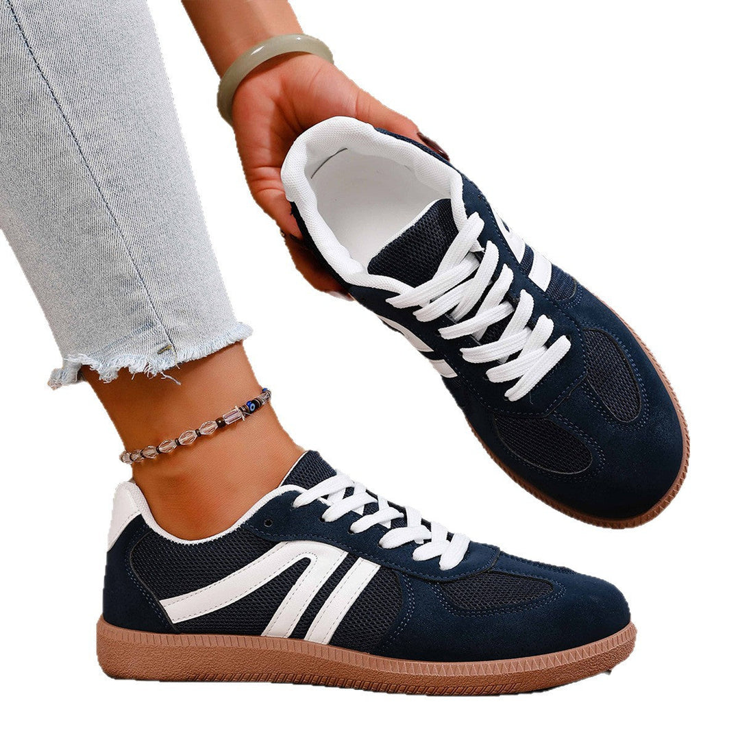 Damen Sportliche Sneakers aus hochwertigem Wildleder mit atmungsaktiver Sohle Echo Archiv