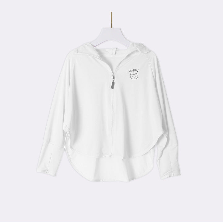 Damen performante UV-Schutzjacke mit Kapuze Echo Archiv
