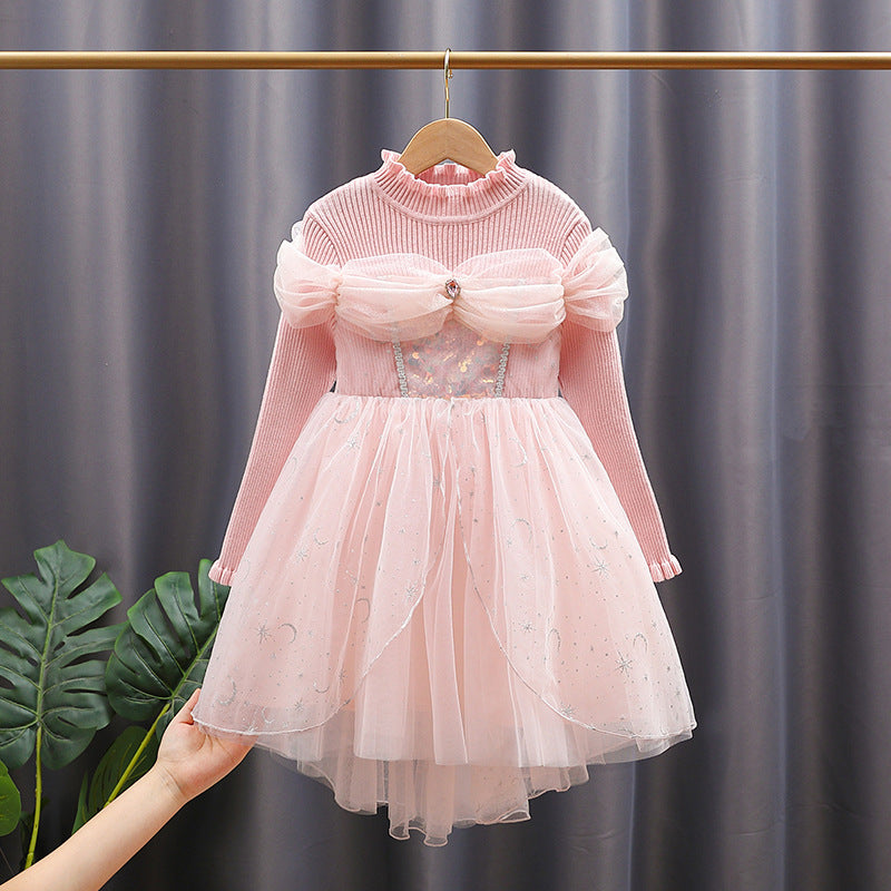 Mädchen Prinzessinnenkleid mit Tüllrock und funkelnden Details Echo Archiv