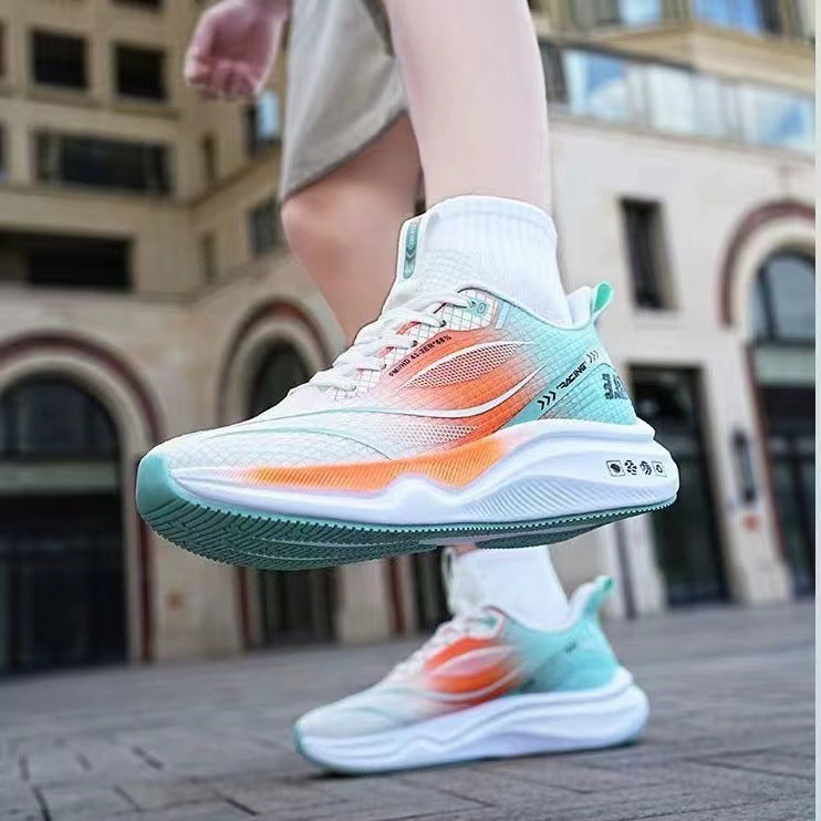 Unisex leichte Street-Running Sneaker mit geformter Energierückführungssohle und atmungsaktivem Netzoberteil – Tavélo