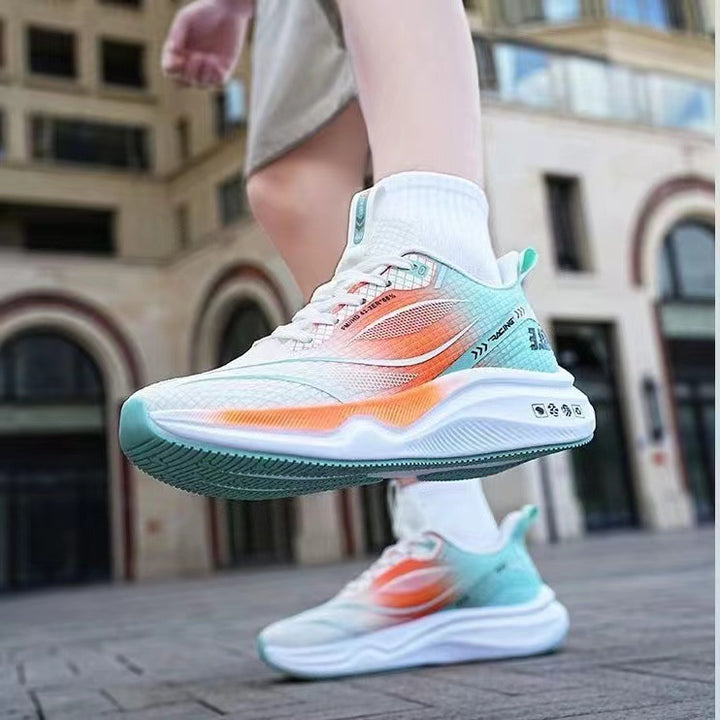 Unisex leichte Street-Running Sneaker mit geformter Energierückführungssohle und atmungsaktivem Netzoberteil – Tavélo