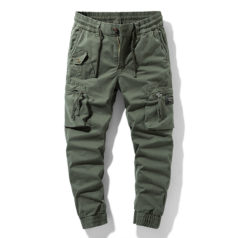 Herren Cargo-Hose mit praktischen Seitentaschen und elastischem Bund Echoarchiv